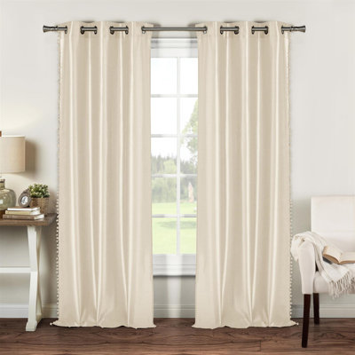 Curtains With Pom Poms Wayfair
